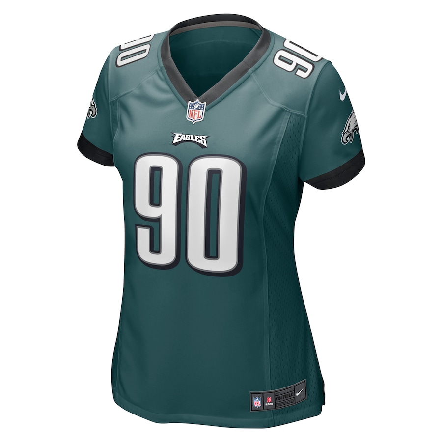 Women’s Philadelphia Eagles Jordan Davis Nike Midnight Green Player Game Jersey