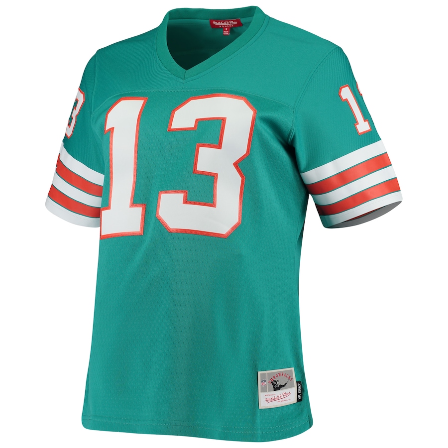 Women’s Miami Dolphins Dan Marino Mitchell & Ness Aqua 1984 Legacy Replica Jersey