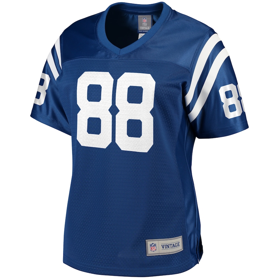 Women’s Indianapolis Colts Marvin Harrison NFL Pro Line Royal Retired Player Replica Jersey