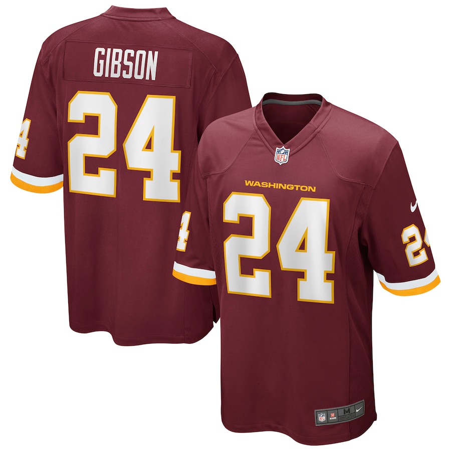 Men’s Nike Antonio Gibson Washington Football Team Burgundy Game Player Jersey