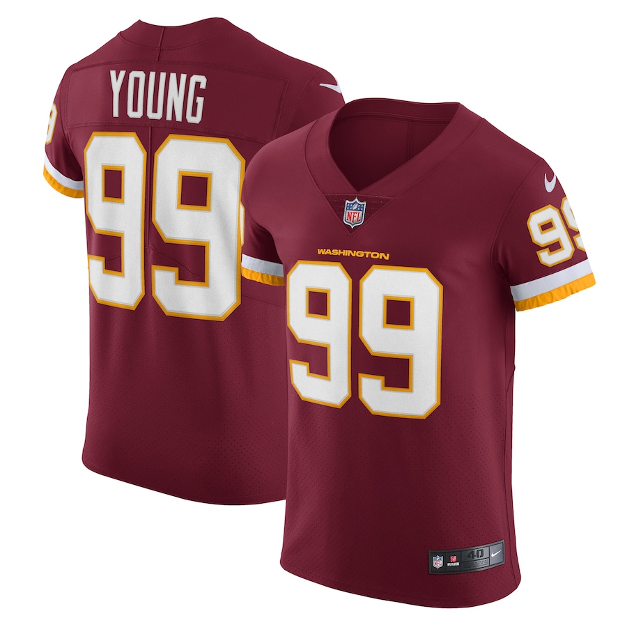 Men’s Washington Football Team Chase Young Nike Burgundy Vapor Elite Player Jersey