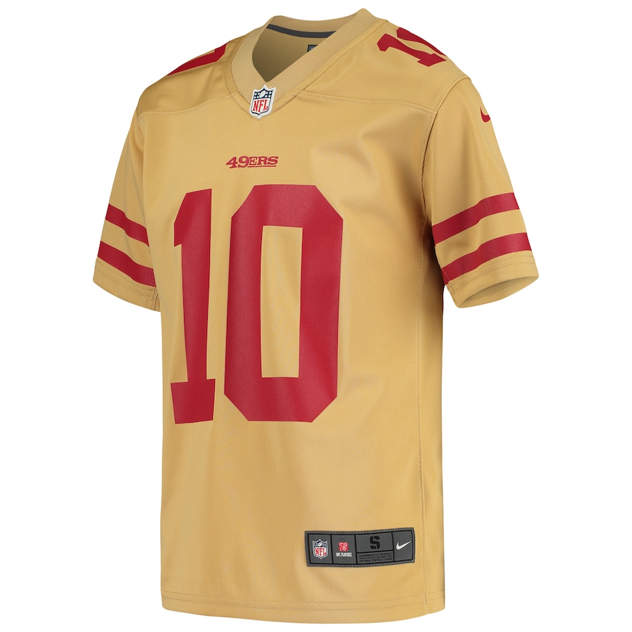 Youth San Francisco 49ers Jimmy Garoppolo Nike Gold Inverted Game Jersey