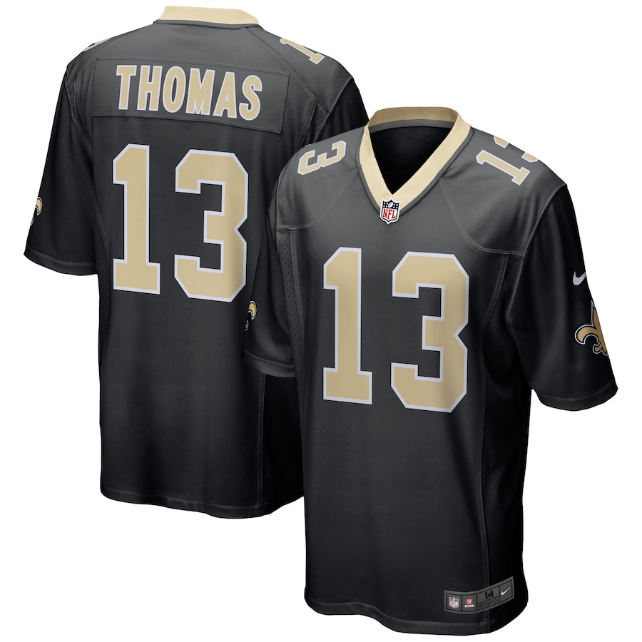 Men’s New Orleans Saints Michael Thomas Nike Black Team Color Game Jersey