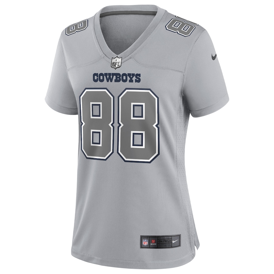 Women’s Dallas Cowboys CeeDee Lamb Nike Gray Atmosphere Fashion Game Jersey