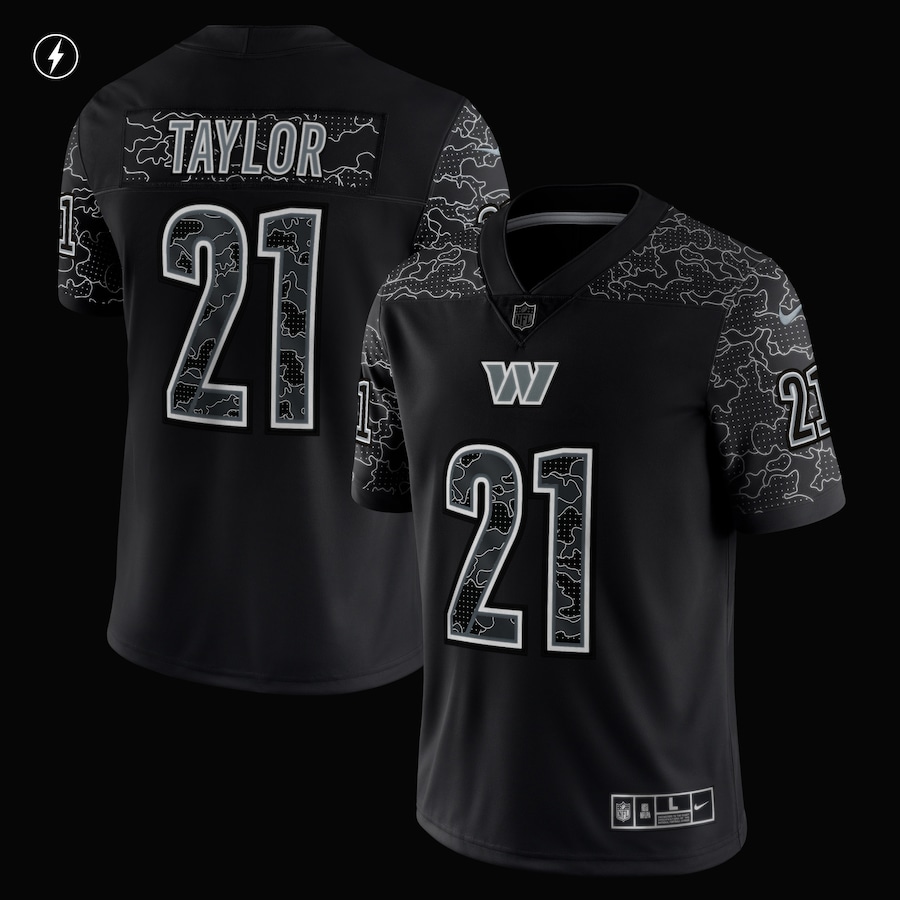 Men’s Washington Commanders Sean Taylor Nike Black Retired Player RFLCTV Limited Jersey