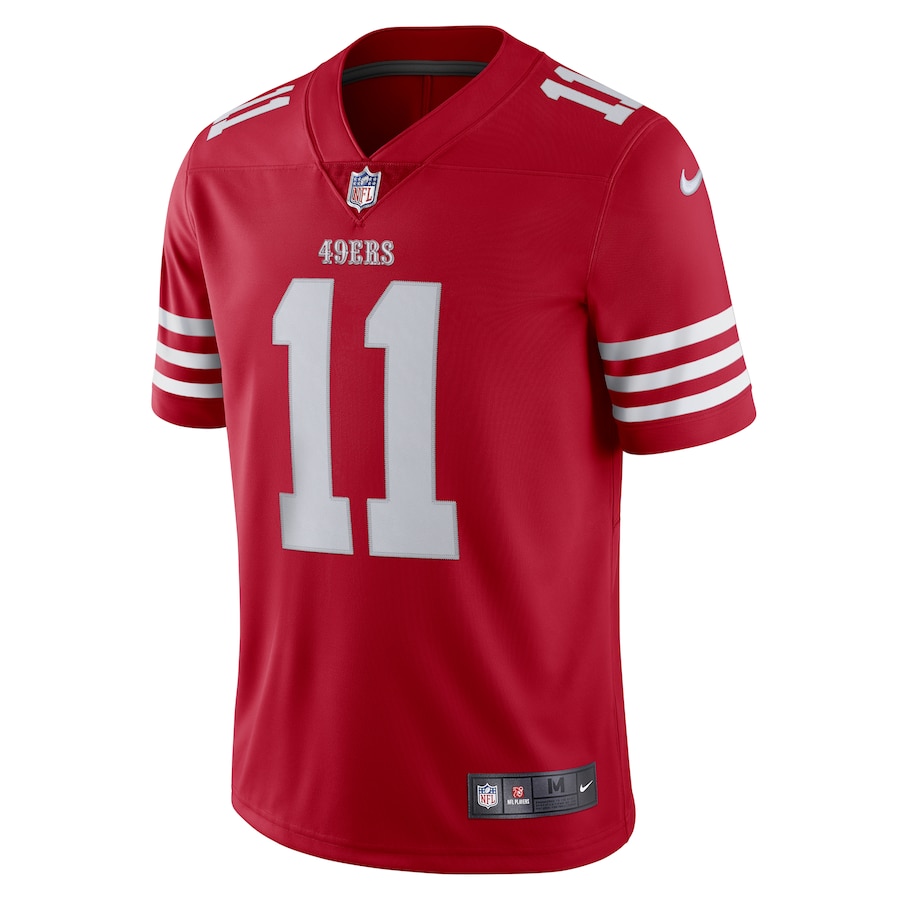 Men’s San Francisco 49ers Brandon Aiyuk Nike Scarlet Vapor Limited Jersey
