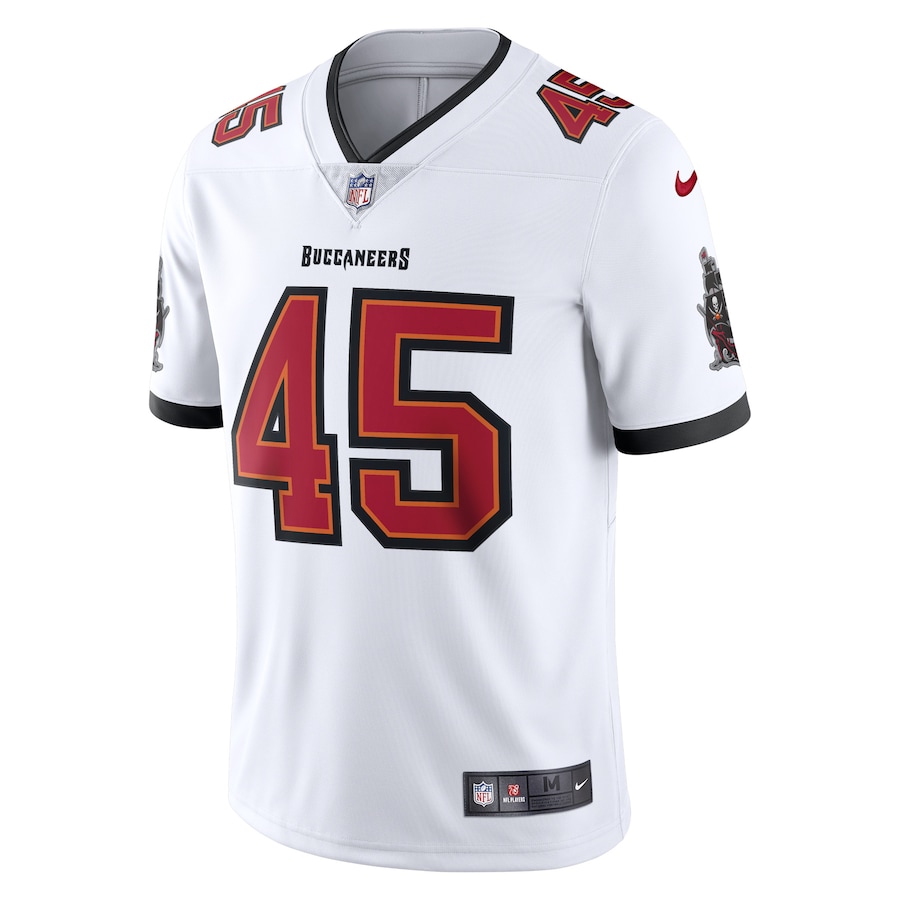 Men’s Tampa Bay Buccaneers Devin White Nike White Vapor Limited Player Jersey