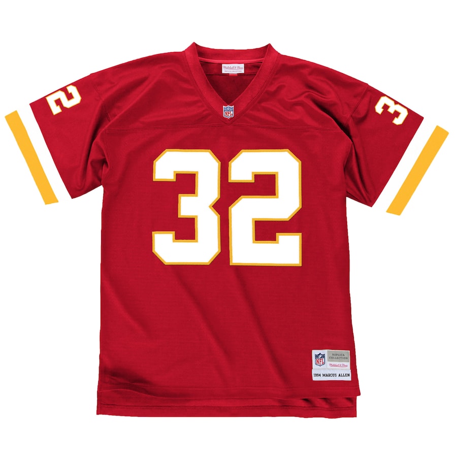 Men’s Kansas City Chiefs Marcus Allen Mitchell & Ness Red 1994 Retired Player Legacy Replica Jersey