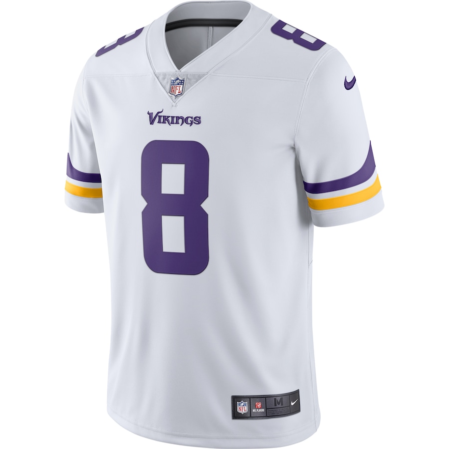 Men’s Minnesota Vikings Kirk Cousins Nike White Vapor Untouchable Limited Jersey