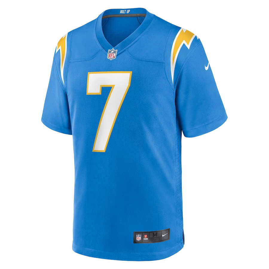 Men’s Los Angeles Chargers Gerald Everett Nike Powder Blue Player Game Jersey