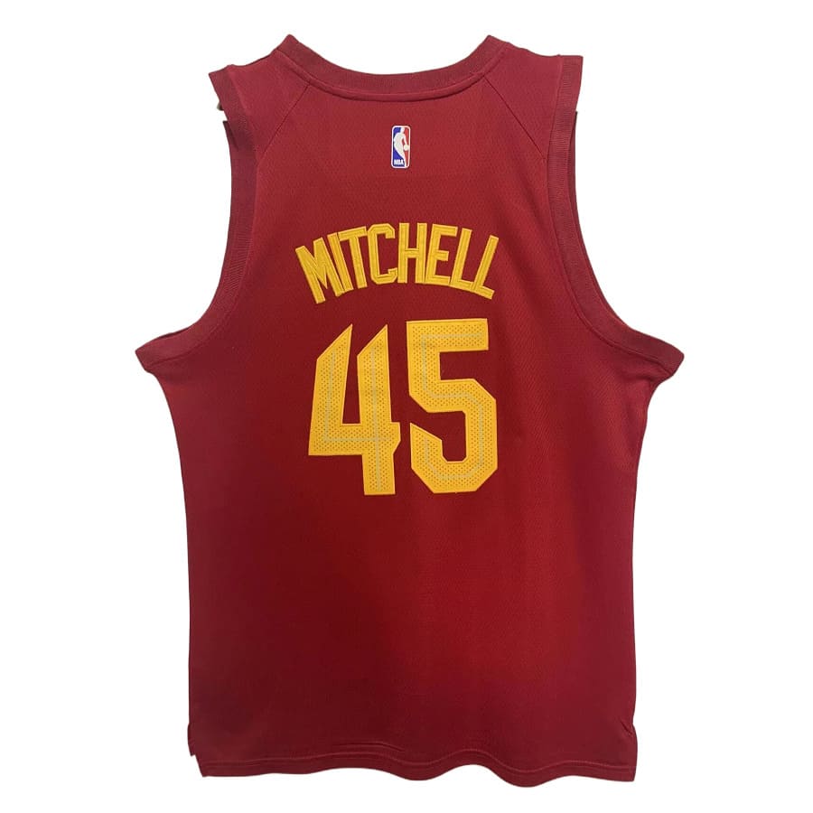 Men's Cleveland Cavaliers Donovan Mitchell 2022-2023 Red Swingman Jersey 01