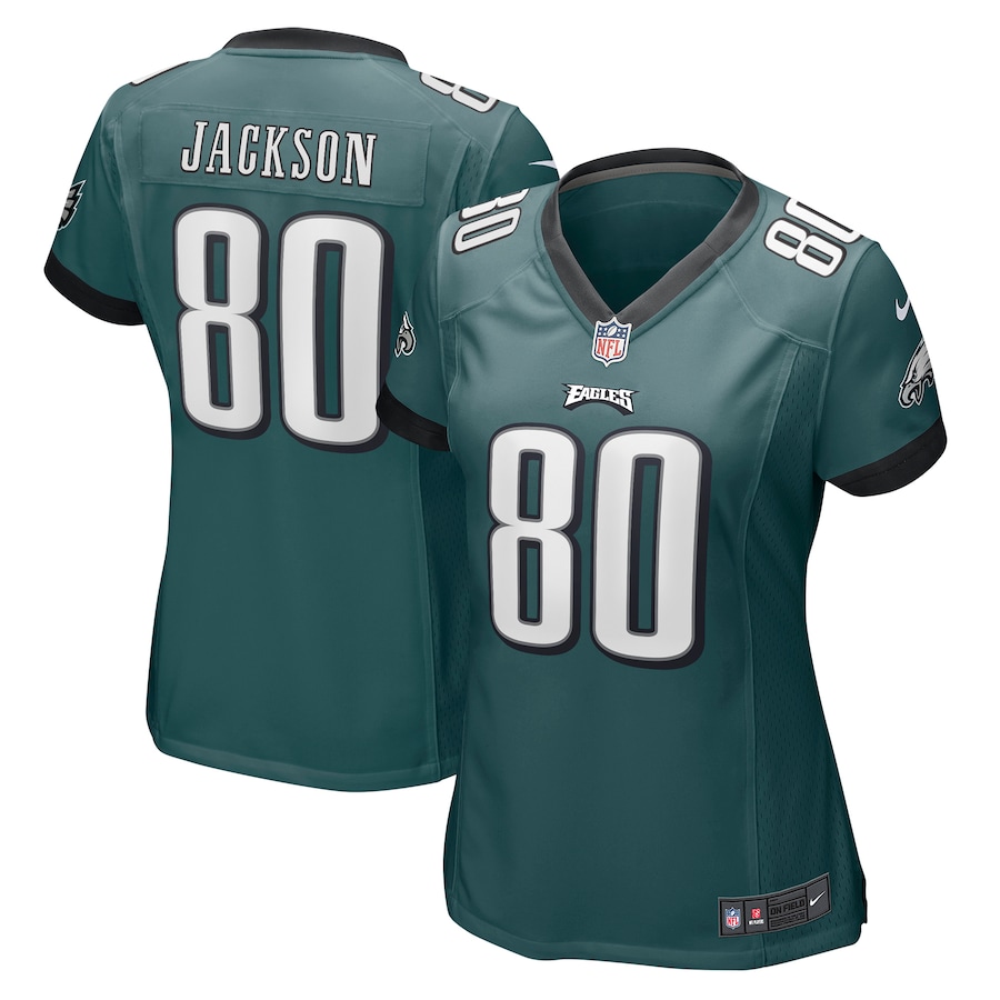 Women’s Philadelphia Eagles Tyree Jackson Nike Midnight Green Game Jersey