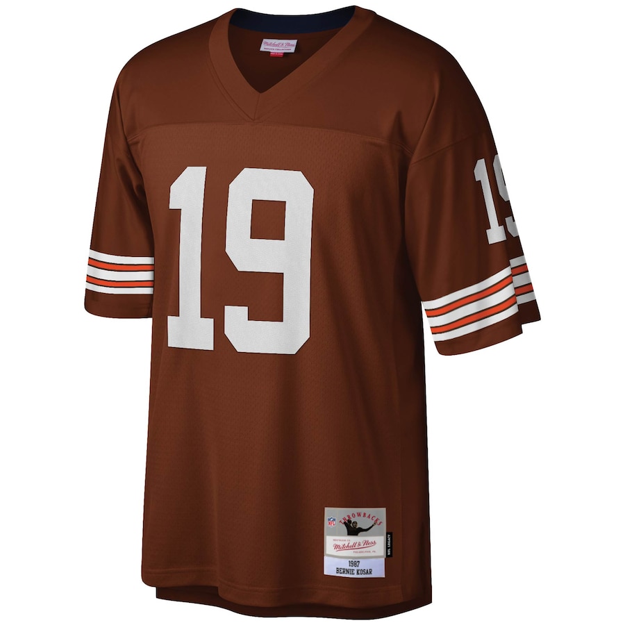 Men’s Cleveland Browns Bernie Kosar Mitchell & Ness Brown Legacy Replica Jersey