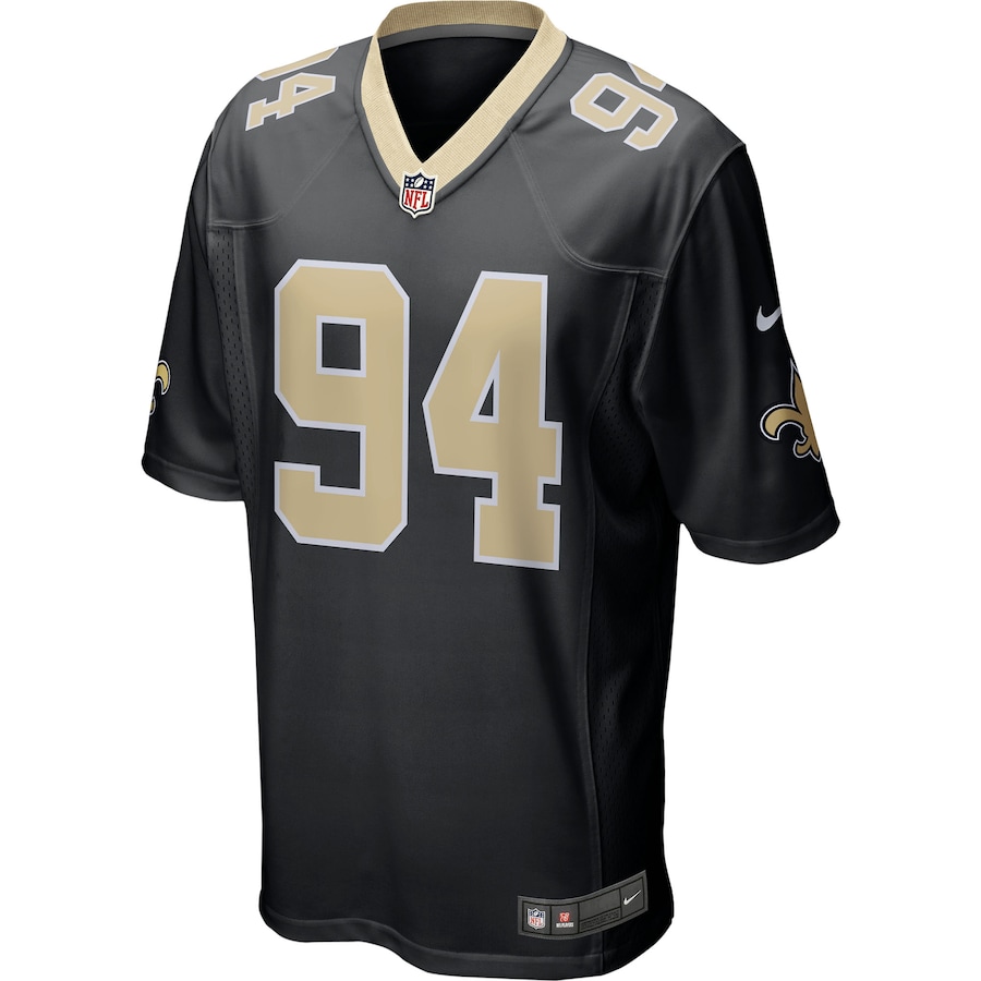 Men’s New Orleans Saints Cameron Jordan Nike Black Game Player Jersey