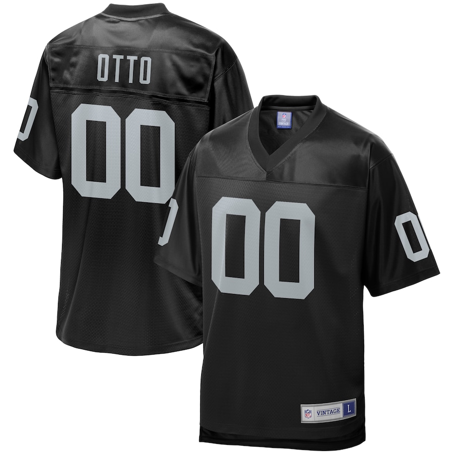 Men’s Las Vegas Raiders Jim Otto NFL Pro Line Black Retired Player Jersey