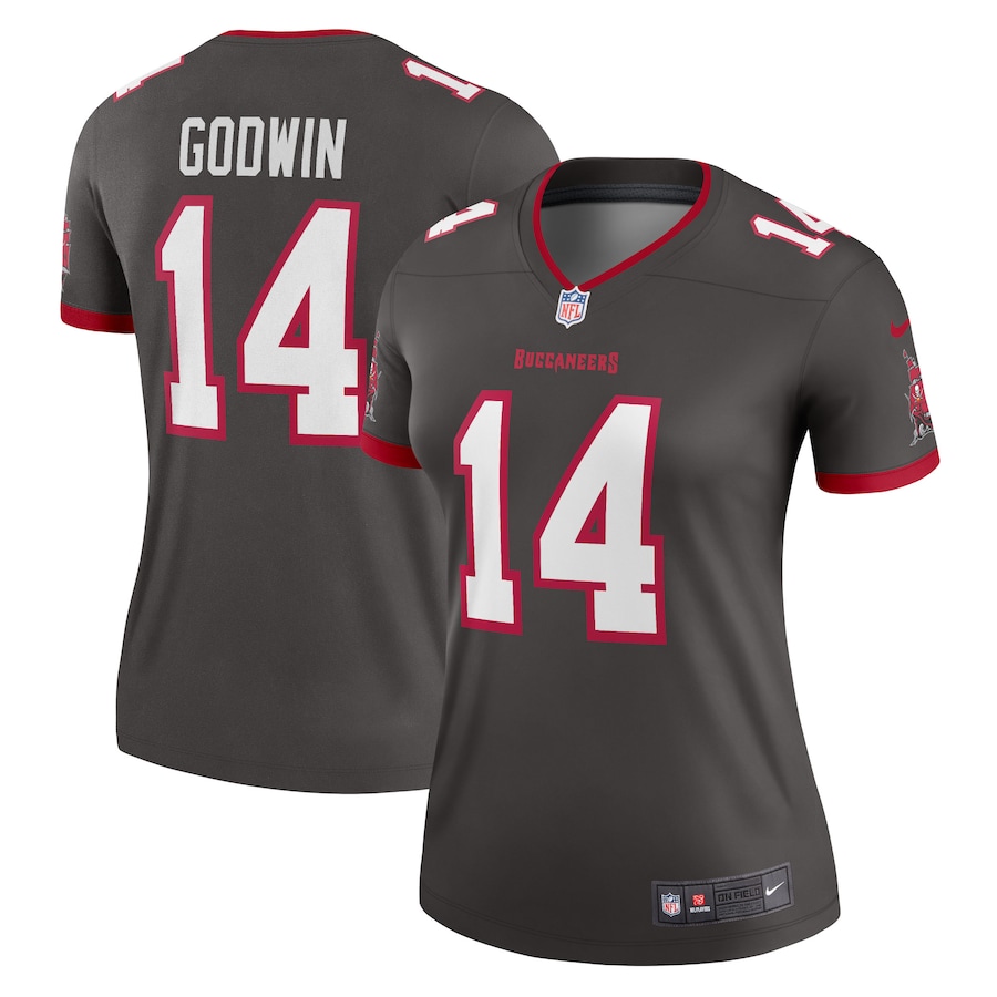 Women’s Tampa Bay Buccaneers Chris Godwin Nike Pewter Alternate Legend Jersey
