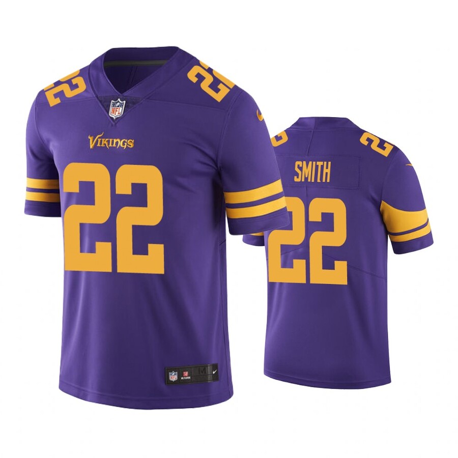 Men's Minnesota Vikings Harrison Smith Purple Color Rush Limited Jersey