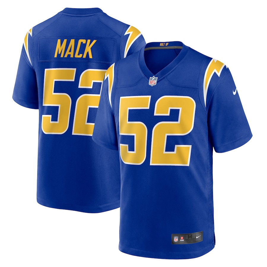 Men’s Los Angeles Chargers Khalil Mack Nike Royal Alternate Game Jersey