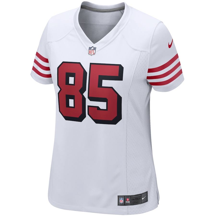 Women’s San Francisco 49ers George Kittle Nike White Alternate Game Player Jersey