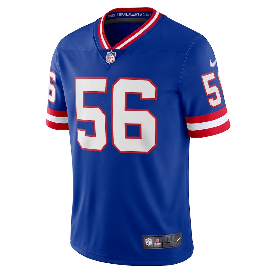 Men’s New York Giants Lawrence Taylor Nike Royal Classic Vapor Limited Player Jersey