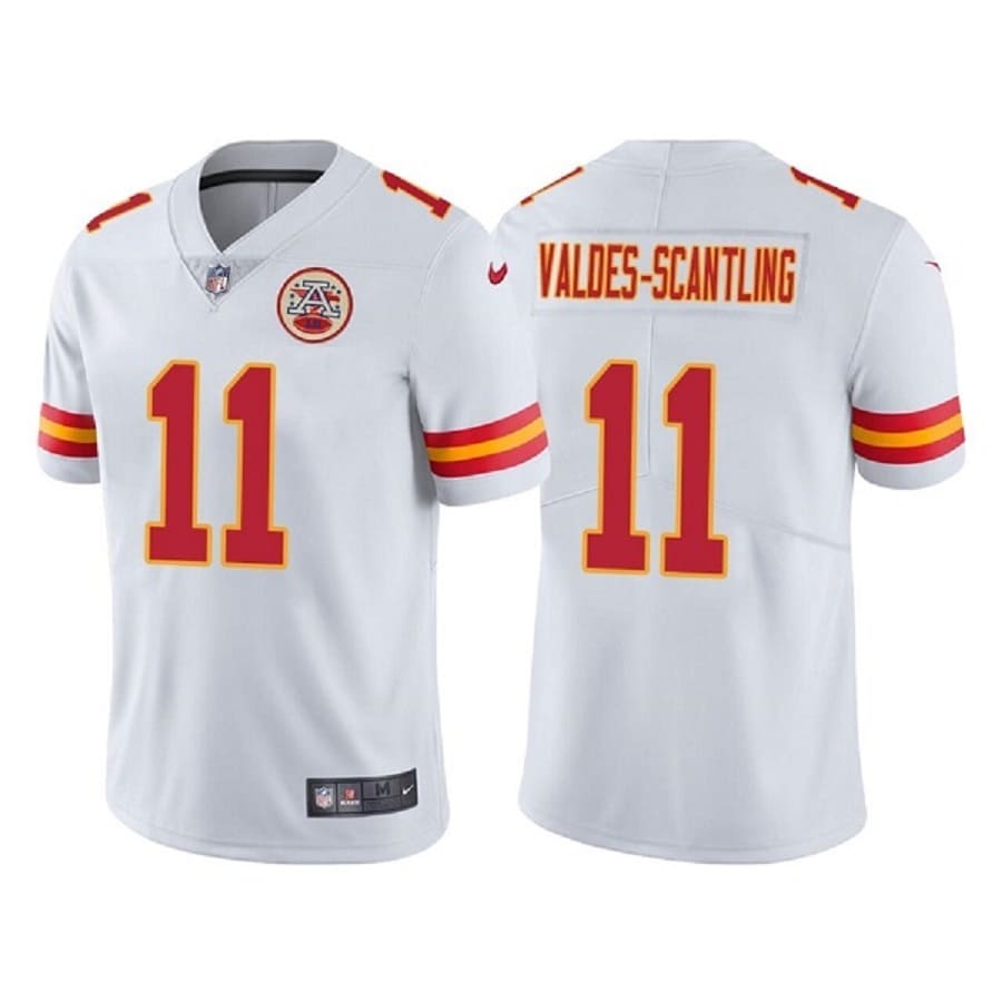 Kansas City Chiefs Marquez Valdes-Scantling White Vapor Limited Jersey