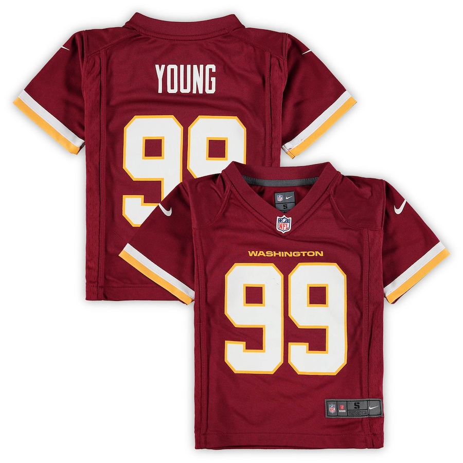 Preschool Washington Football Team Chase Young Nike Burgundy Game Jersey