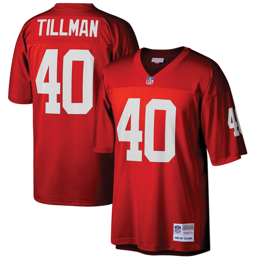Men’s Arizona Cardinals Pat Tillman Mitchell & Ness Cardinal Big & Tall 2000 Retired Player Replica Jersey