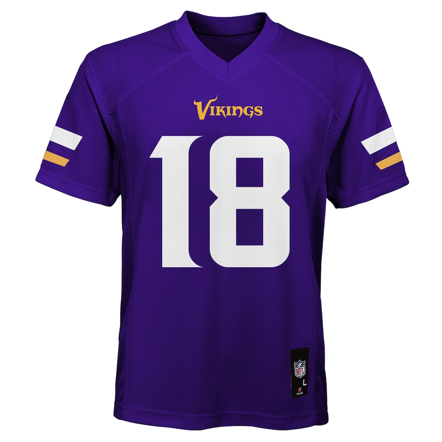 Youth Minnesota Vikings Justin Jefferson Nike Purple Game Player Jersey