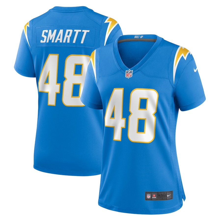 Women’s Los Angeles Chargers Stone Smartt Nike Powder Blue Game Player Jersey
