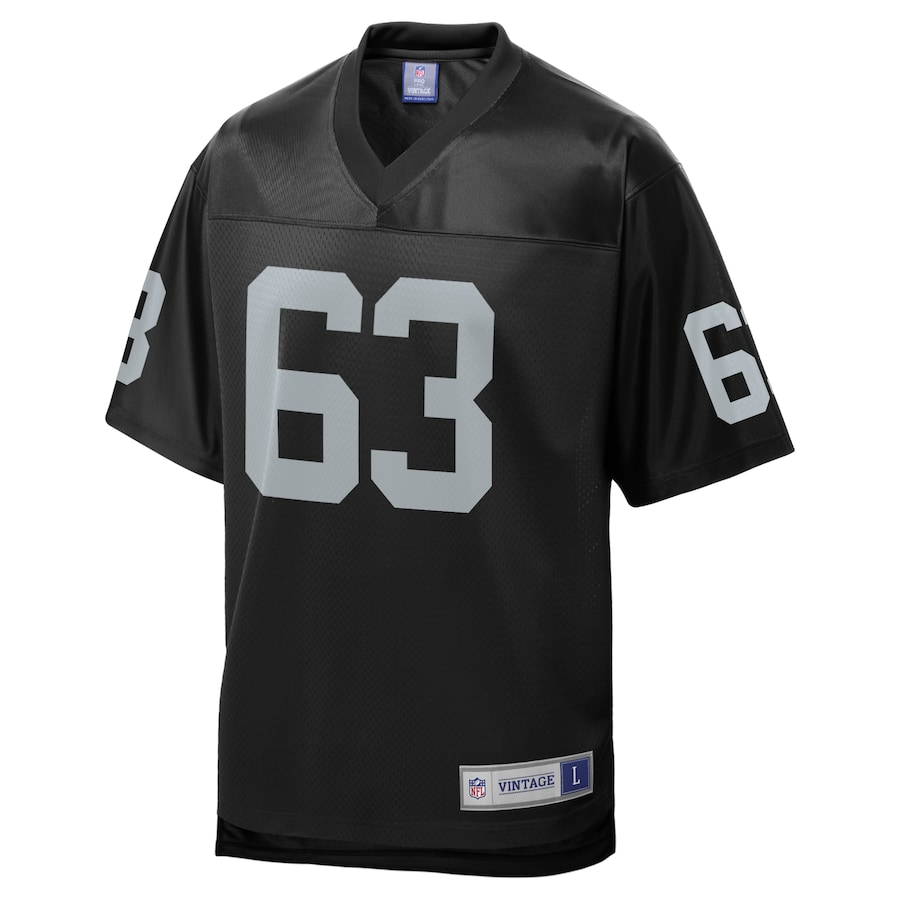 Men’s Las Vegas Raiders Gene Upshaw NFL Pro Line Black Retired Player Jersey
