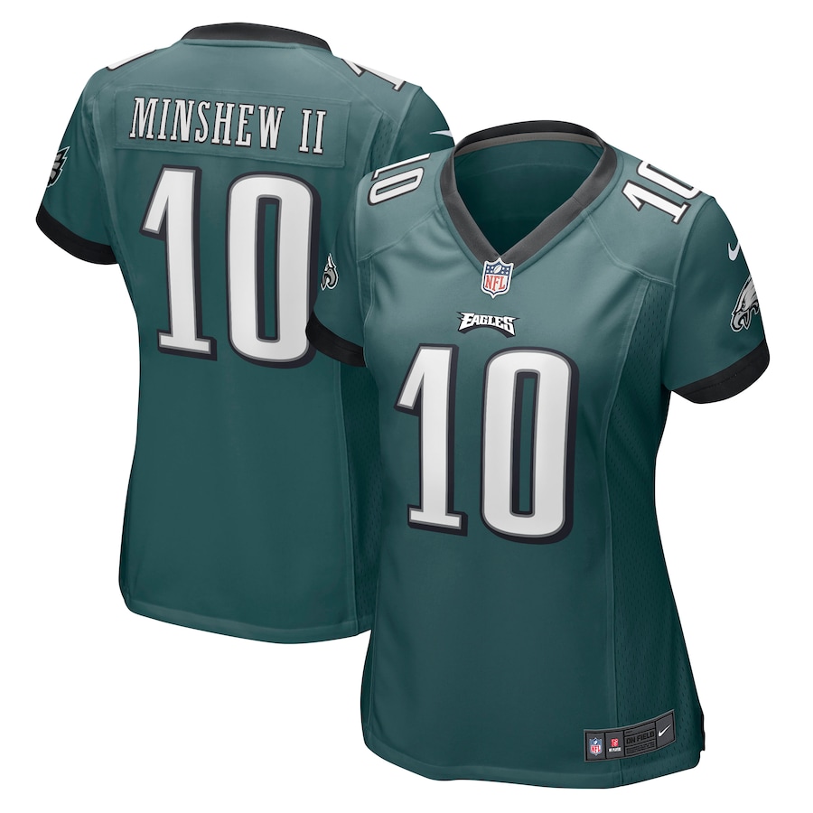 Women’s Philadelphia Eagles Gardner Minshew II Nike Midnight Green Game Player Jersey