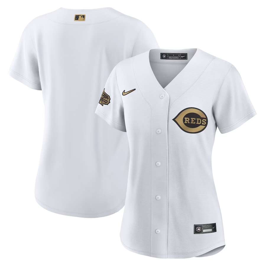 Women's Cincinnati Reds White 2022 MLB All-Star Game Replica Blank Jersey