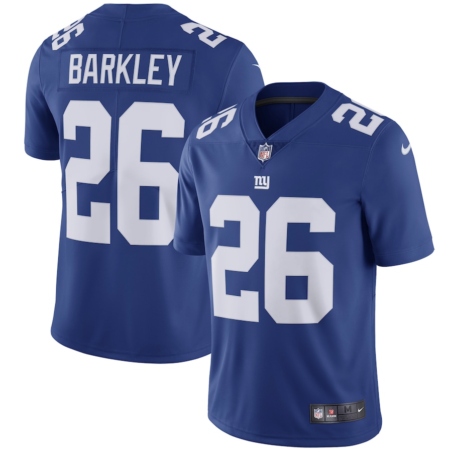 Men’s New York Giants Saquon Barkley Nike Royal Team Color Vapor Untouchable Limited Jersey