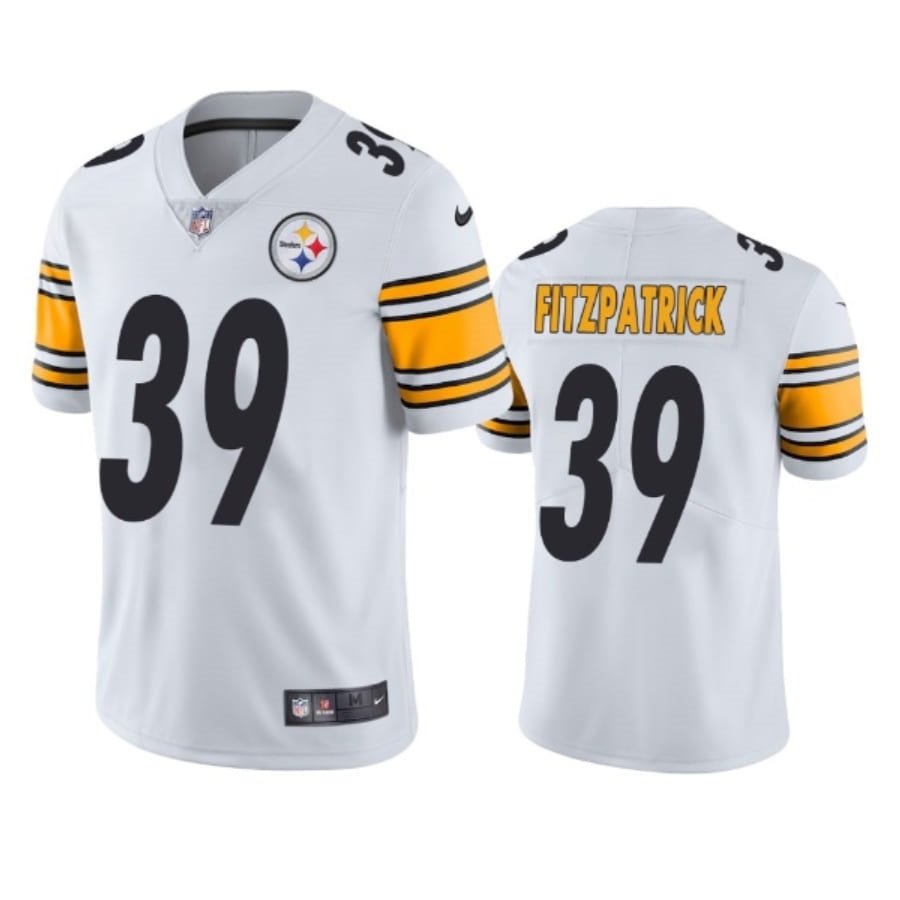 Men's Pittsburgh Steelers Minkah Fitzpatrick White Vapor Limited Jersey