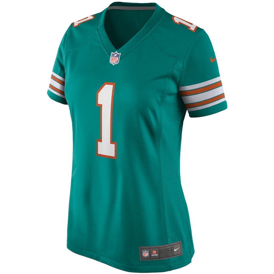 Women’s Miami Dolphins Tua Tagovailoa Nike Aqua Alternate Game Jersey