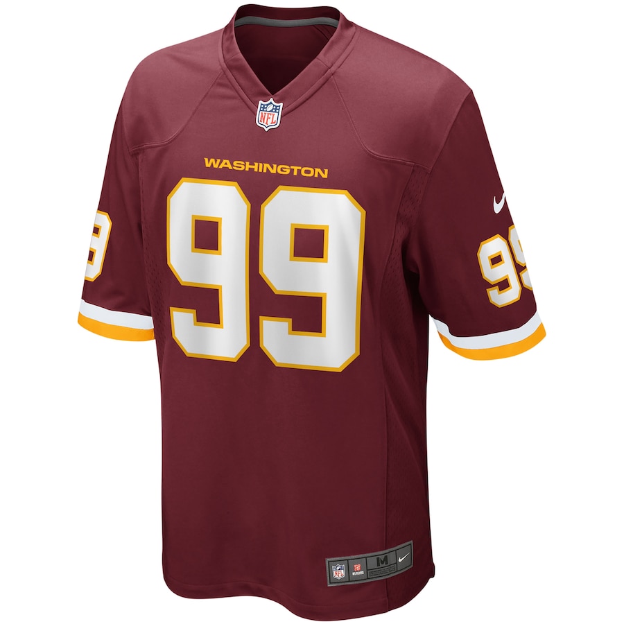 Men’s Washington Football Team Chase Young Nike Burgundy Player Game Jersey