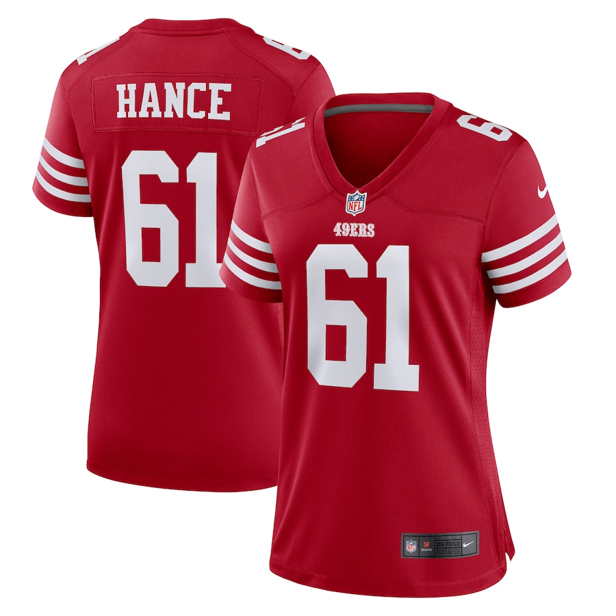 Women’s San Francisco 49ers Blake Hance Nike Scarlet Game Player Jersey