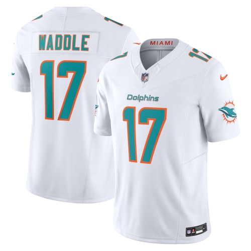Men's - Miami Dolphins Jaylen Waddle White 2023 Vapor F.U.S.E. Limited Jersey