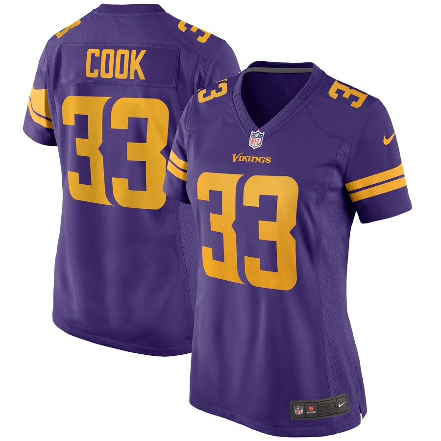 Women’s Minnesota Vikings Dalvin Cook Nike Purple Alternate Game Player Jersey