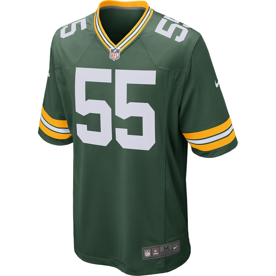Men’s Green Bay Packers Za’Darius Smith Nike Green Game Player Jersey