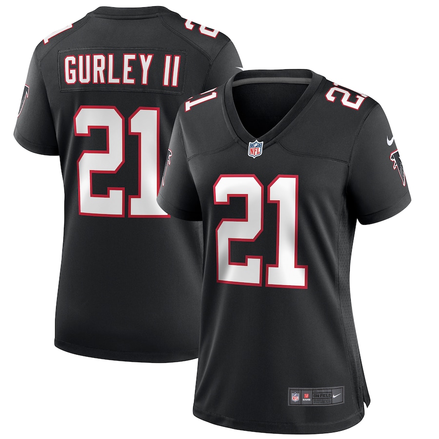 Women’s Atlanta Falcons Todd Gurley II Nike Black Throwback Game Jersey