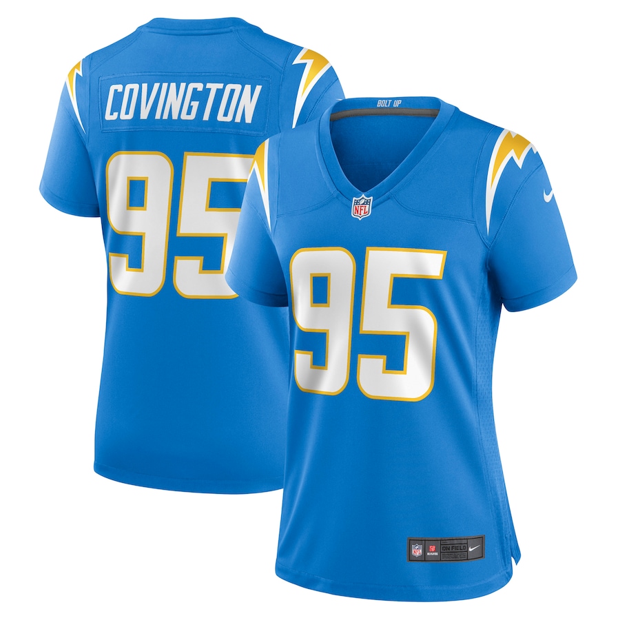 Women’s Los Angeles Chargers Christian Covington Nike Powder Blue Nike Game Jersey