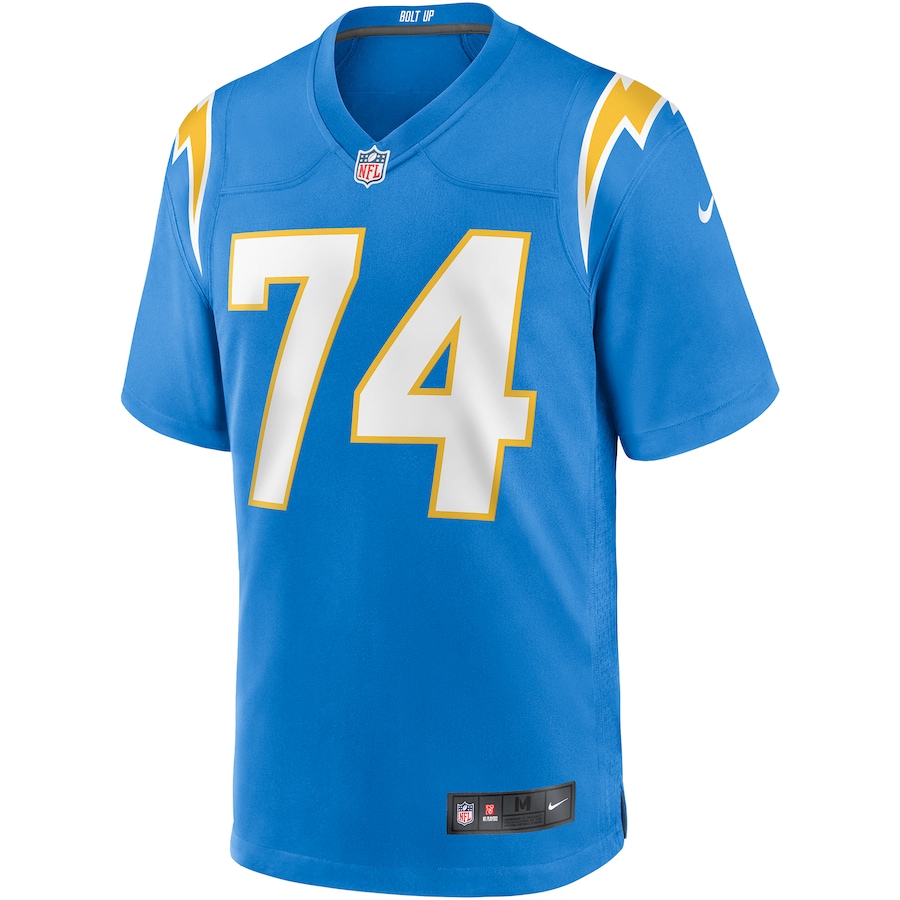 Men’s Los Angeles Chargers Storm Norton Nike Powder Blue Team Game Jersey