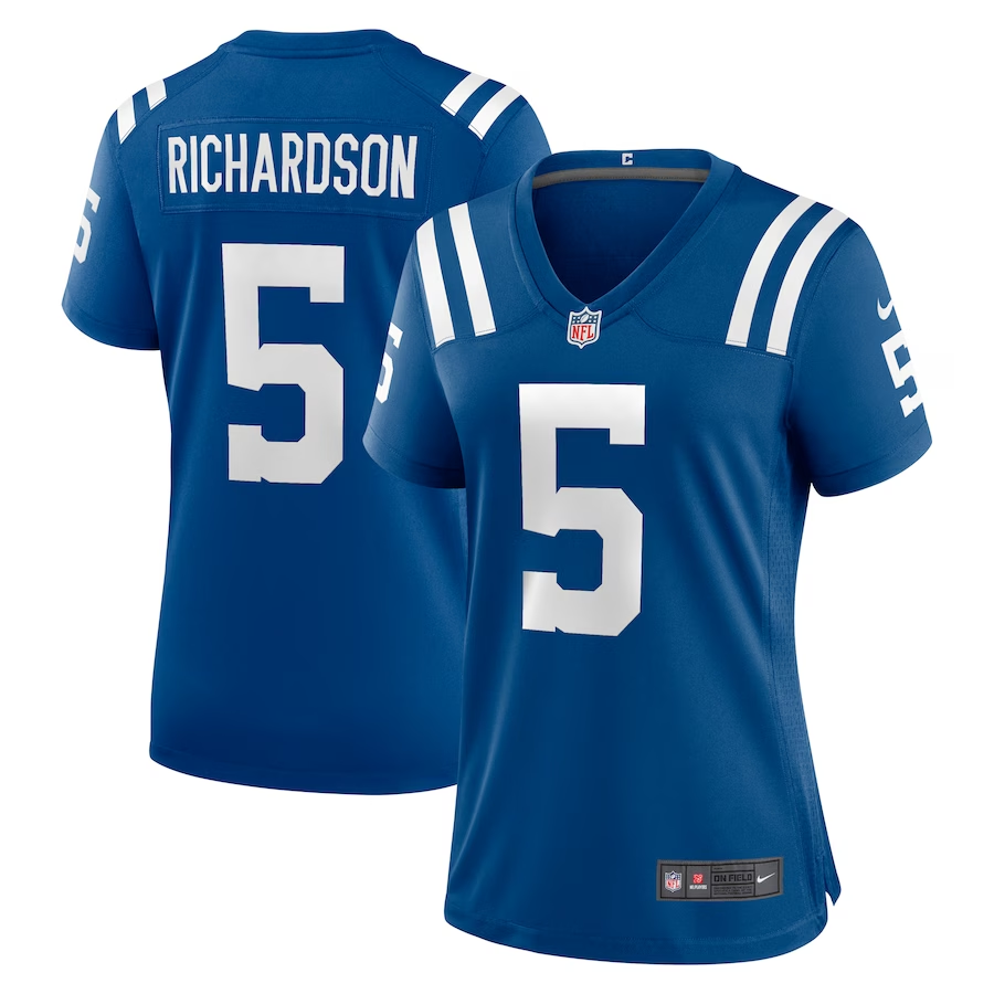 Women's Indianapolis Colts Anthony Richardson Royal 2023 NFL Draft First Round Pick Game Jersey