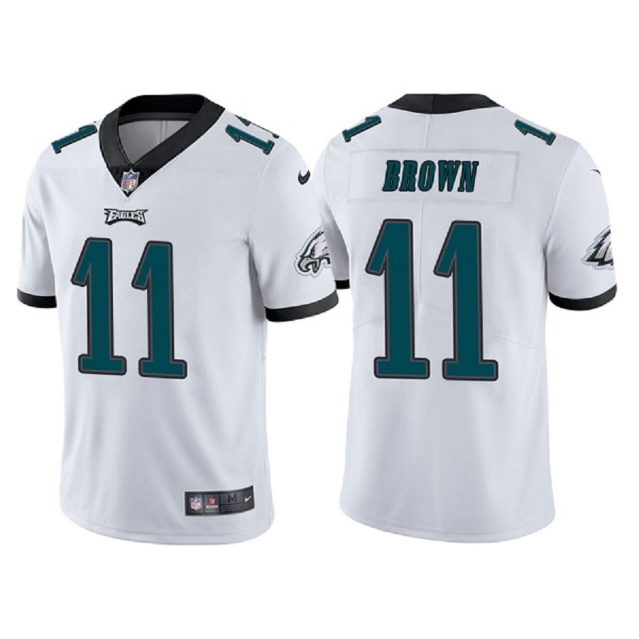Philadelphia Eagles A.J. Brown White Vapor Untouchable Limited Stitched Jersey