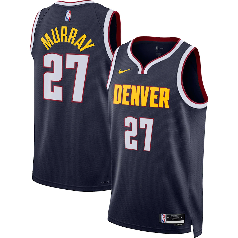 Men's Denver Nuggets Jamal Murray Navy 2022-23 Swingman Jersey - Icon Edition