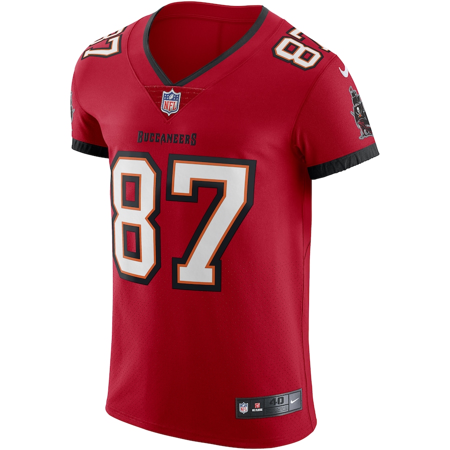 Men’s Tampa Bay Buccaneers Rob Gronkowski Nike Red Vapor Elite Jersey