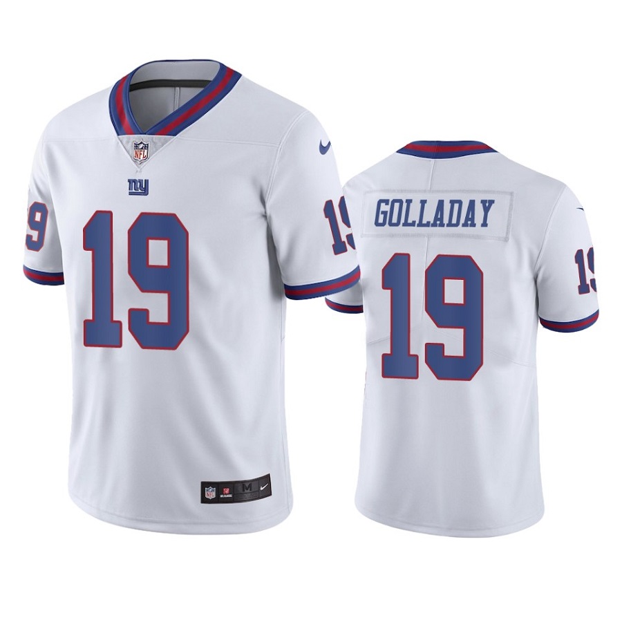 Men's New York Giants Kenny Golladay White Alternate Color Rush Limited Jersey