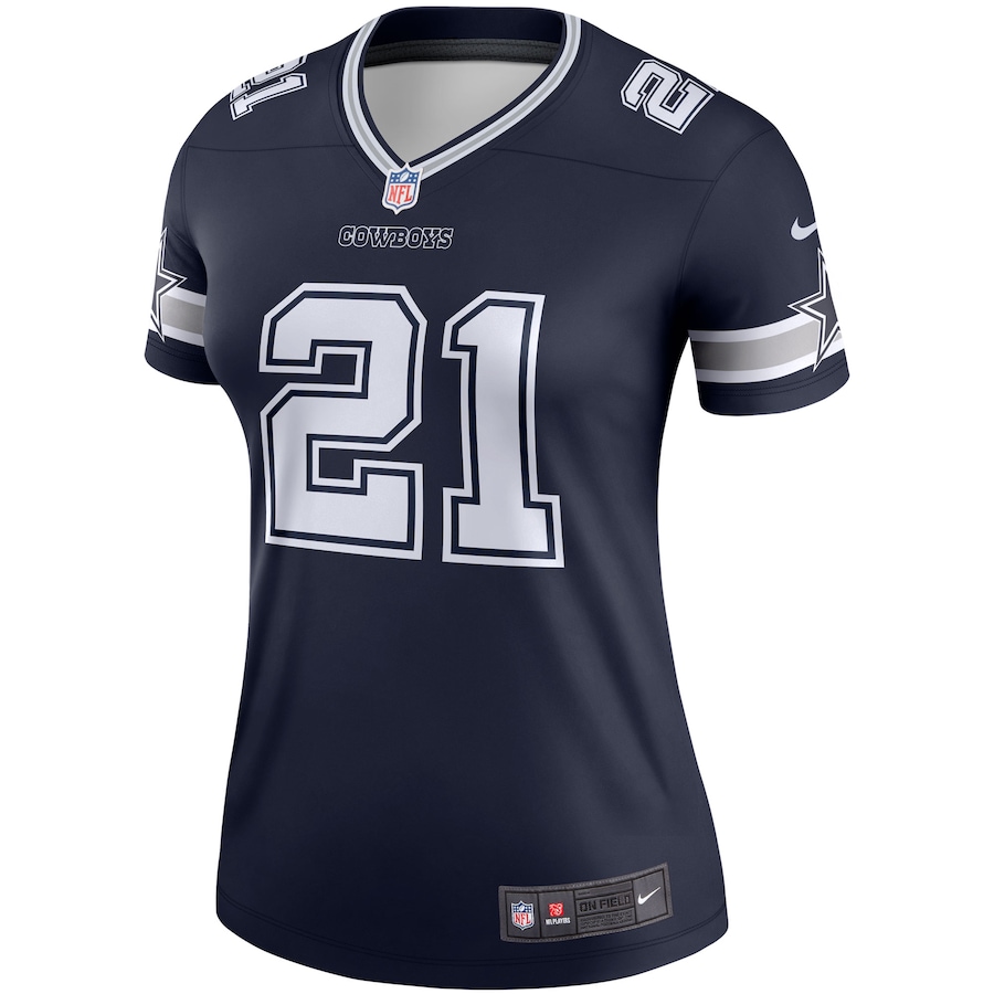 Women’s Dallas Cowboys Ezekiel Elliott Nike Navy Legend Player Jersey
