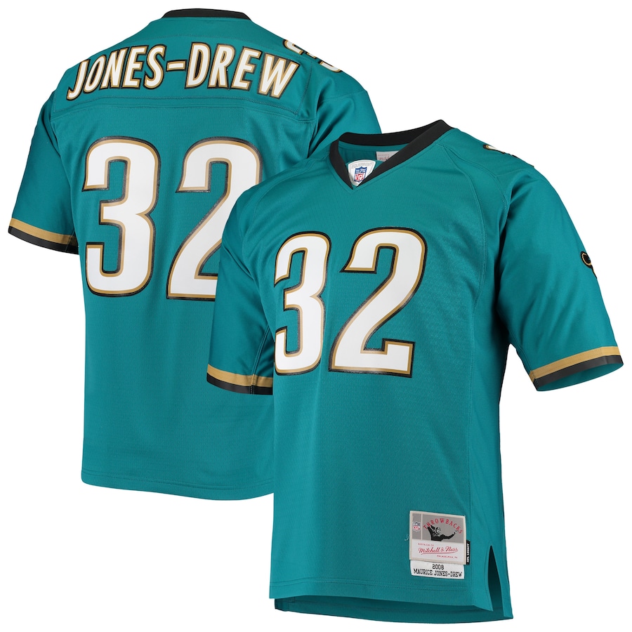 Men’s Jacksonville Jaguars Maurice Jones-Drew Mitchell & Ness Teal Legacy Replica Jersey